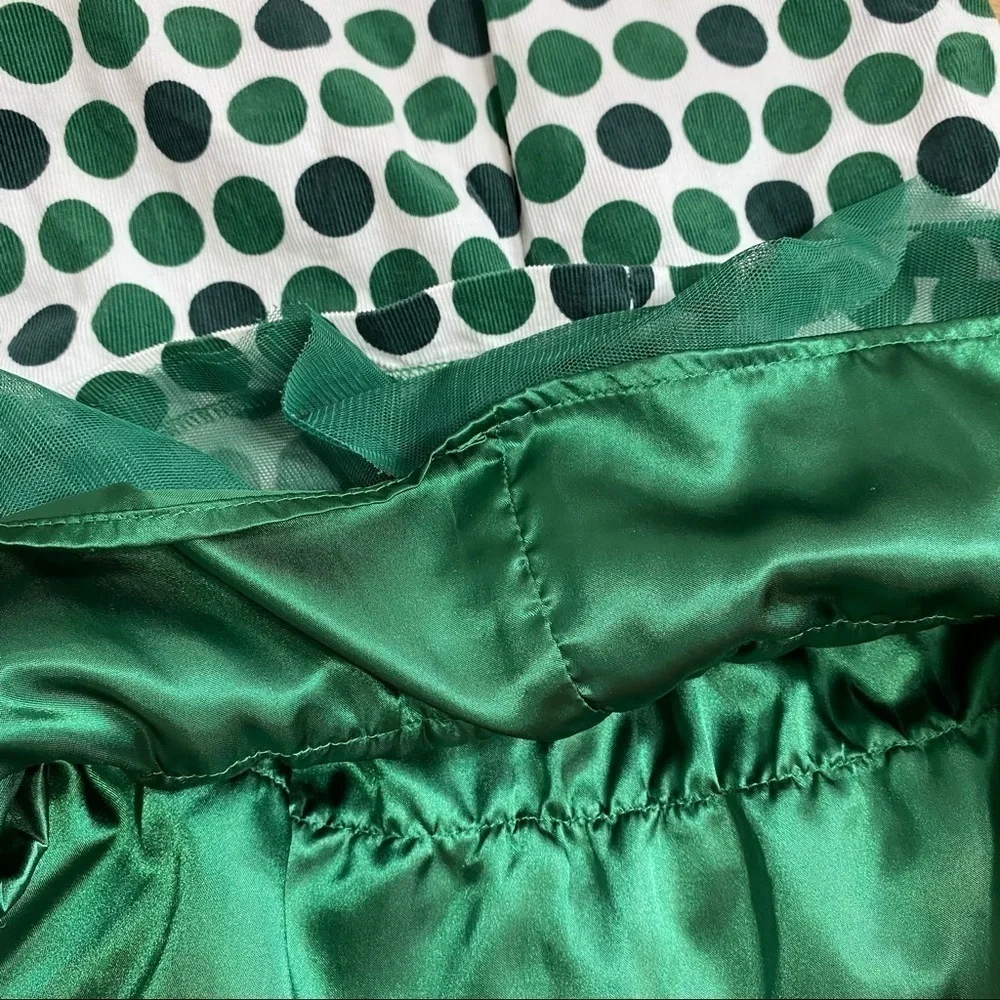 Children’s Place Emerald Green Polka Dot Dress 2T - Picture 7 of 7